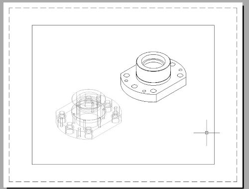 CAD将三维模型转换为二维图形的方法 CAD将三维模型转换为二维图形的方法