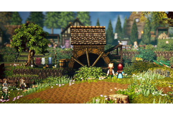 《歧路旅人0》开局获得神器弓匕首饰品方法介绍