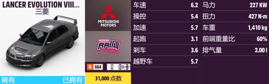 《地平线5》三菱全收集指南 《地平线5》三菱全收集指南