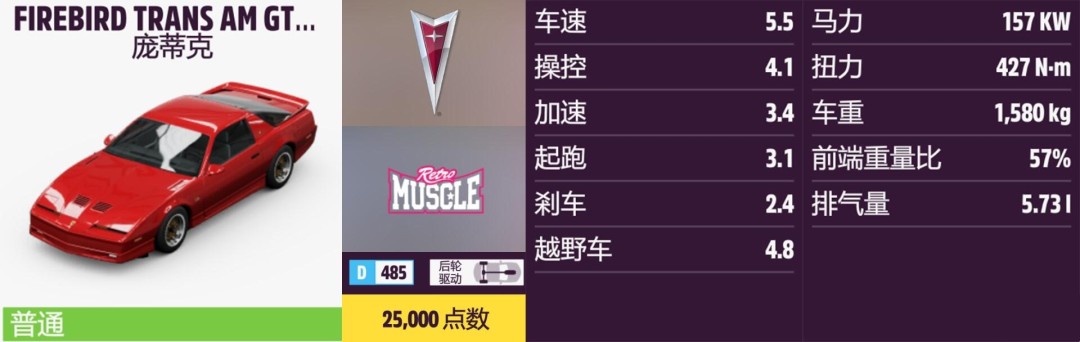 《地平线5》庞蒂克全收集指南 《地平线5》庞蒂克全收集指南