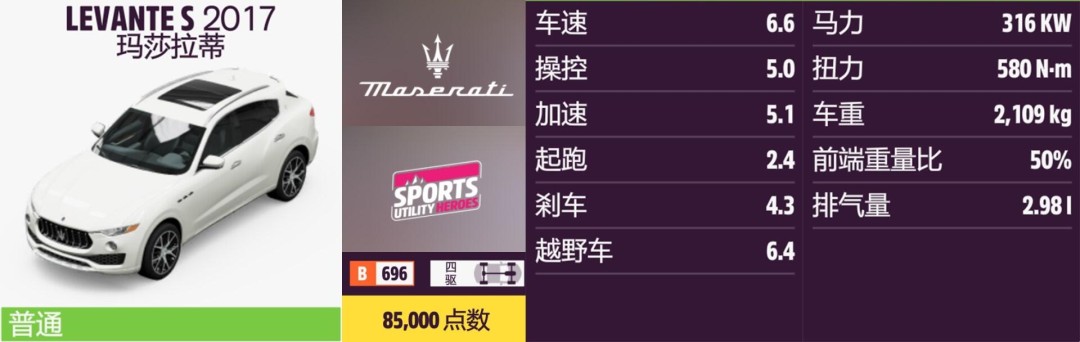 《地平线5》玛莎拉蒂全收集指南 《地平线5》玛莎拉蒂全收集指南