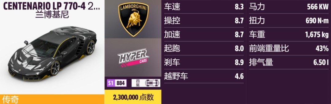 《地平线5》兰博基尼全收集指南 《地平线5》兰博基尼全收集指南