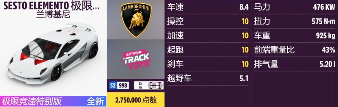 《地平线5》兰博基尼全收集指南 《地平线5》兰博基尼全收集指南