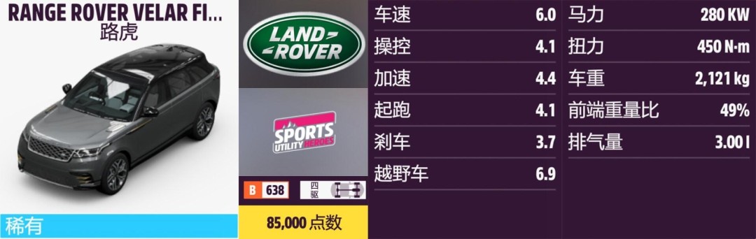 《地平线5》路虎全收集指南 《地平线5》路虎全收集指南