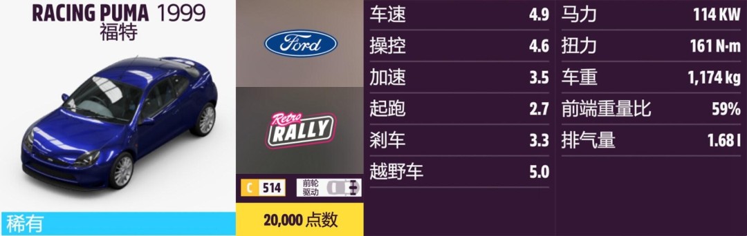 《地平线5》福特全收集指南 《地平线5》福特全收集指南