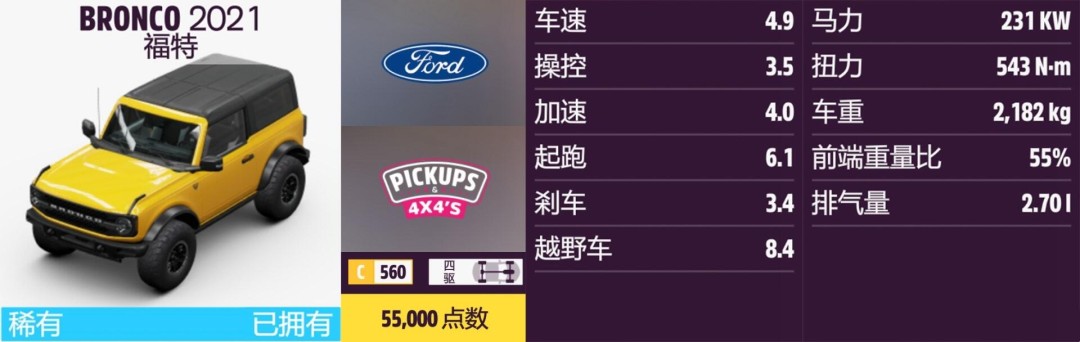 《地平线5》福特全收集指南 《地平线5》福特全收集指南