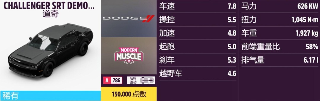 《地平线5》道奇全收集指南 《地平线5》道奇全收集指南