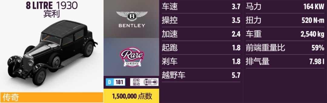 《地平线5》宾利全收集指南 《地平线5》宾利全收集指南