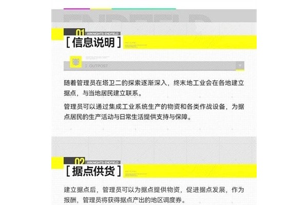 明日方舟终末地地区建设系统怎么玩