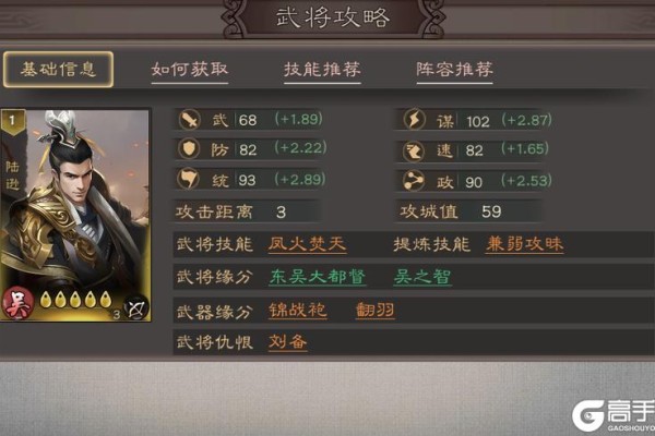 原创《三国乱世霸王》T0核心陆逊解析：火攻体系下的谋略霸主