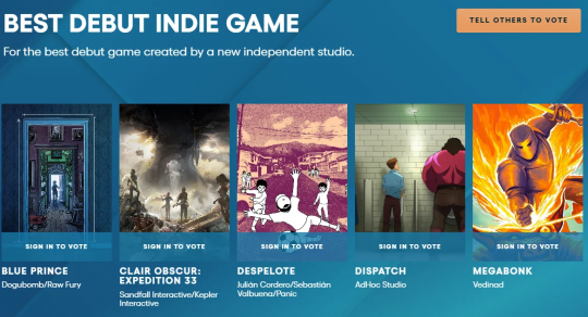 《光与影:33号远征队》荣获TGA 《光与影:33号远征队》荣获TGA