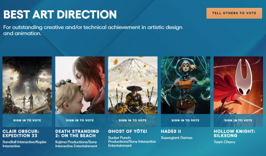 《光与影:33号远征队》荣获TGA 《光与影:33号远征队》荣获TGA