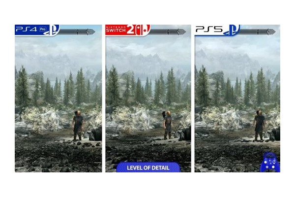 《上古卷轴5》PS与NS2平台对比