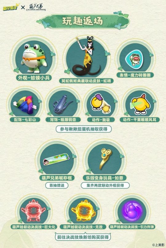 《蛋仔派对》x《葫芦兄弟》联动返场!七娃加入超燃战场! 《蛋仔派对》x《葫芦兄弟》联动返场!七娃加入超燃战场!