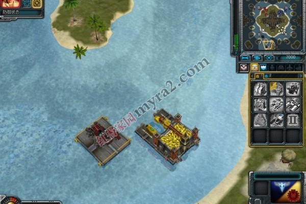 红色警戒3龙霸天下怎么打电脑？