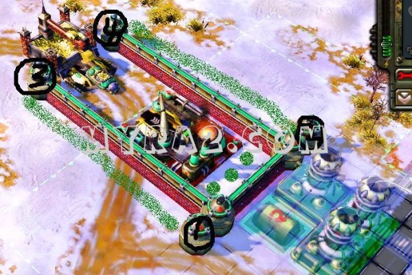 红色警戒3巧用围墙战术攻略