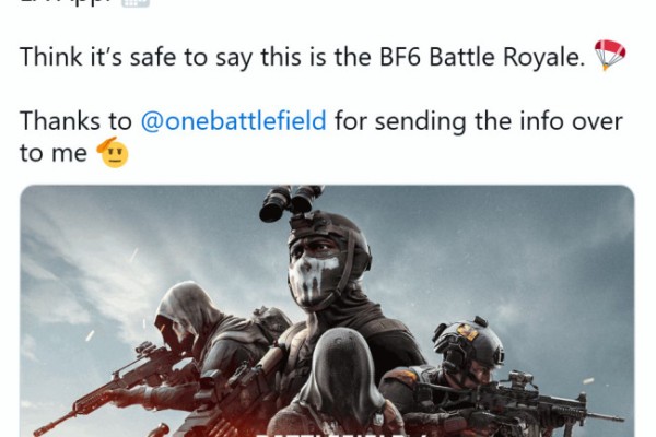 《战地6》大逃杀模式或将于10月28日上线！