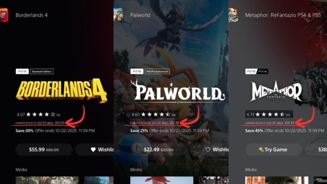 PS商店上线“史低价”新功能:玩家直呼良心,业内猜测或为欧盟监管所逼 PS商店上线“史低价”新功能:玩家直呼良心,业内猜测或为欧盟监管所逼