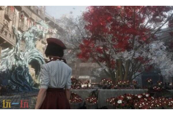 光与影33号远征队刷头精彩蛋点位：火中做自己的刷头精致敬原型