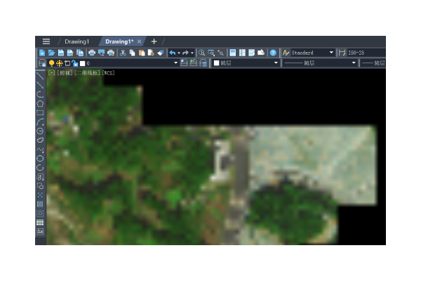 CAD中提高光栅图像显示清晰度的方法