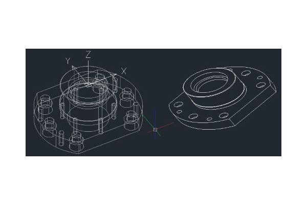 CAD将三维模型转换为二维图形的方法