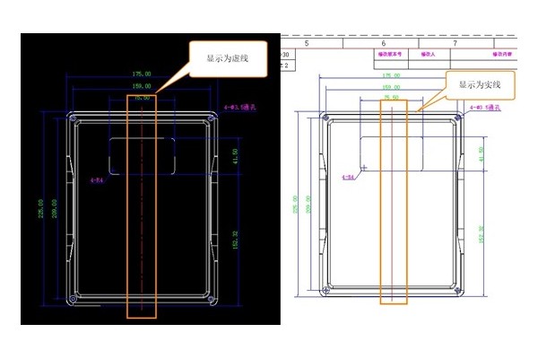 CAD为什么虚线在布局里为实线
