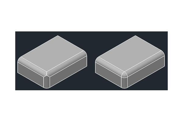CAD进行三维实体倒角的操作方法