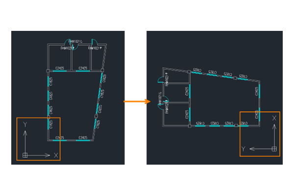 CAD怎么旋转视图时不改变坐标系