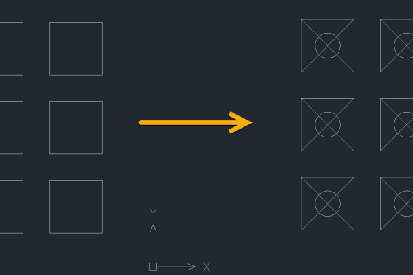 CAD怎么批量修改阵列对象