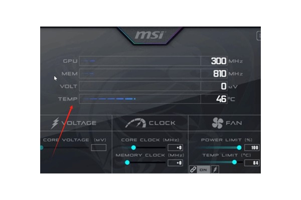 微星小飞机temp是什么  微星小飞机temp介绍