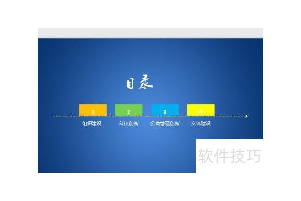 ppt如何设置目录页