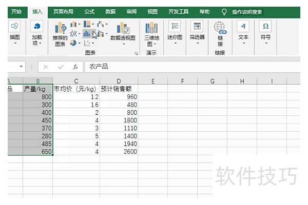 怎么把excel表格插入图表