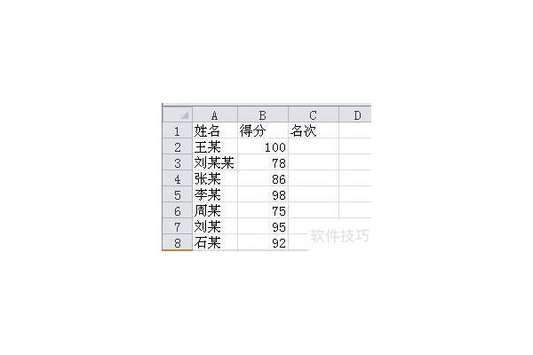 excel中成绩等级怎么弄