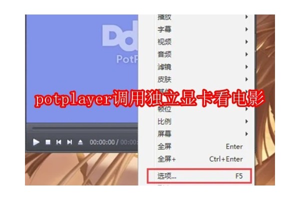 如何配置PotPlayer以使用独立显卡进行高清观影体验