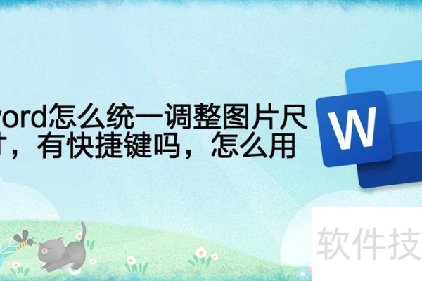 word怎么统一调整图片尺寸