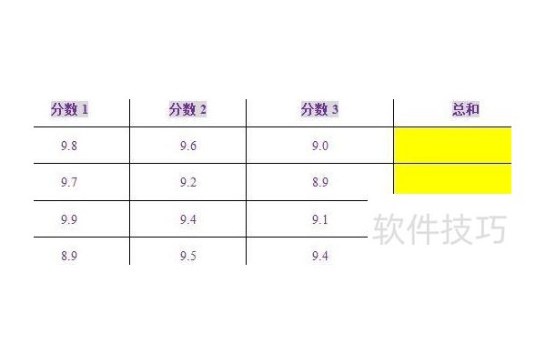 如何在word表格中实现计算功能