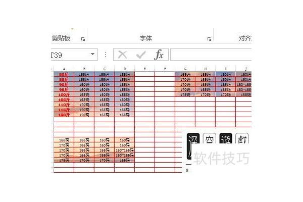 excel怎么对部分表格添加背景