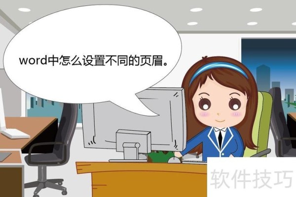 word中怎么设置不同的页眉