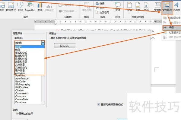 word中的域是什么