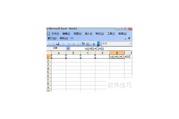 excel中乘积函数怎么用