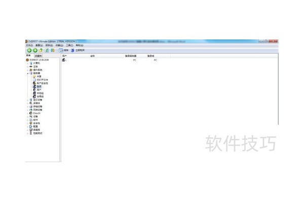 如何使用EVEREST查看计算机服务器详细信息？
