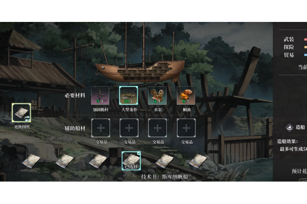 风帆纪元橙色船打造攻略