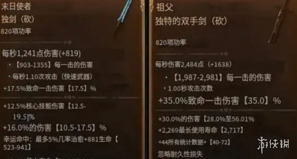 《暗黑破坏神4》祖父剑等级介绍 《暗黑破坏神4》祖父剑等级介绍