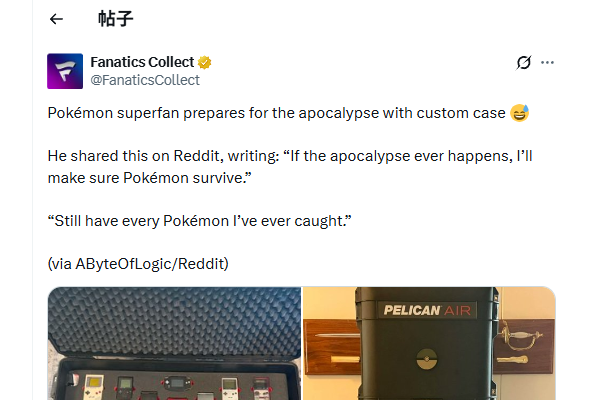 世界末日了怎么办？宝可梦玩家自制特殊游戏收纳箱