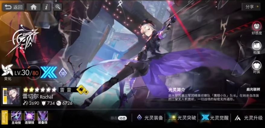 白夜极光蕾切尔强度怎么样 白夜极光蕾切尔强度怎么样