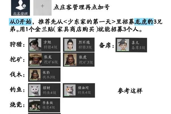 《燕云十六声》家业详细升级攻略