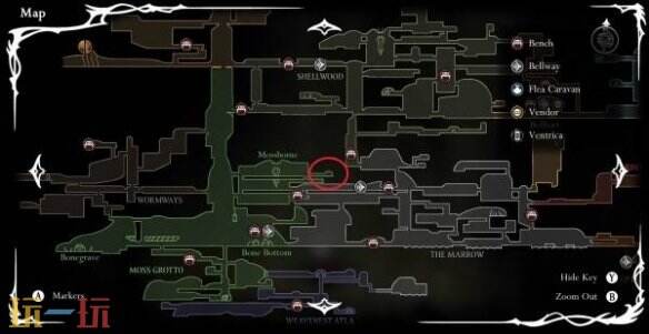 《空洞骑士丝之歌》纺络珍馐位置 《空洞骑士丝之歌》纺络珍馐位置