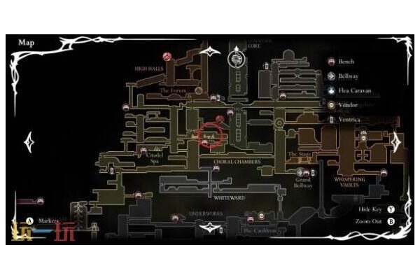 《空洞骑士丝之歌》纺络珍馐位置