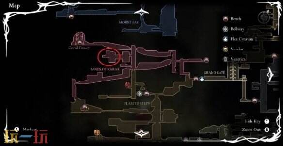 《空洞骑士丝之歌》纺络珍馐位置 《空洞骑士丝之歌》纺络珍馐位置