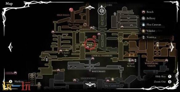 《空洞骑士丝之歌》纺络珍馐位置 《空洞骑士丝之歌》纺络珍馐位置